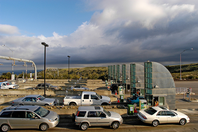 Cars at 73 Toll Booths