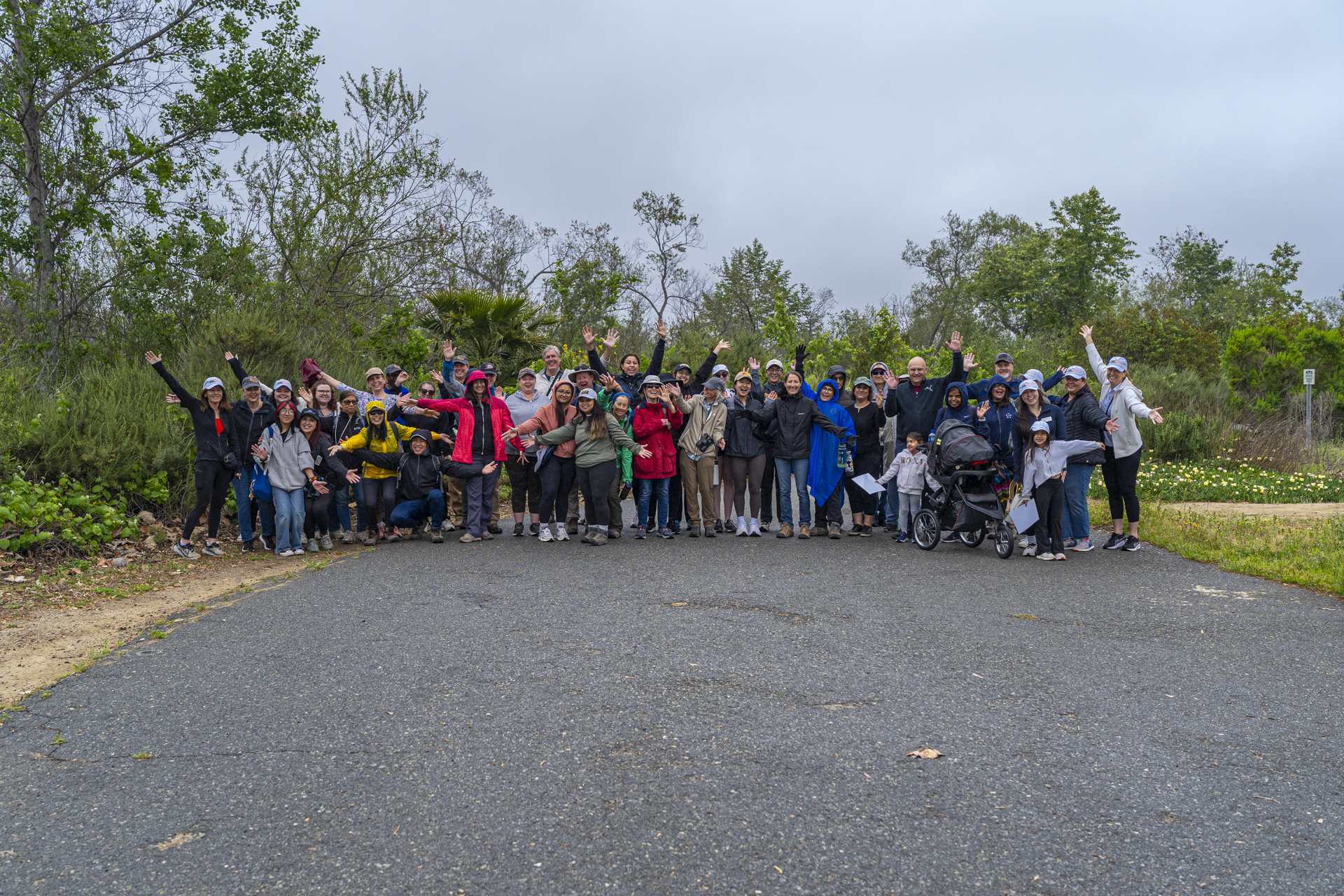 photo of a group of hikers at Bonita Creek